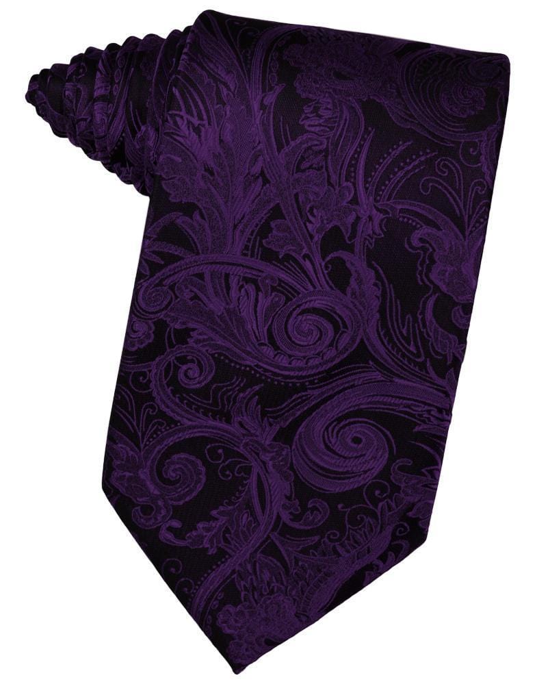 Cardi Purple Tapestry Necktie