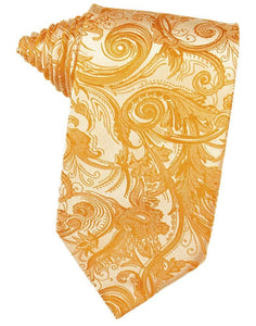 Cardi Tangerine Tapestry Necktie
