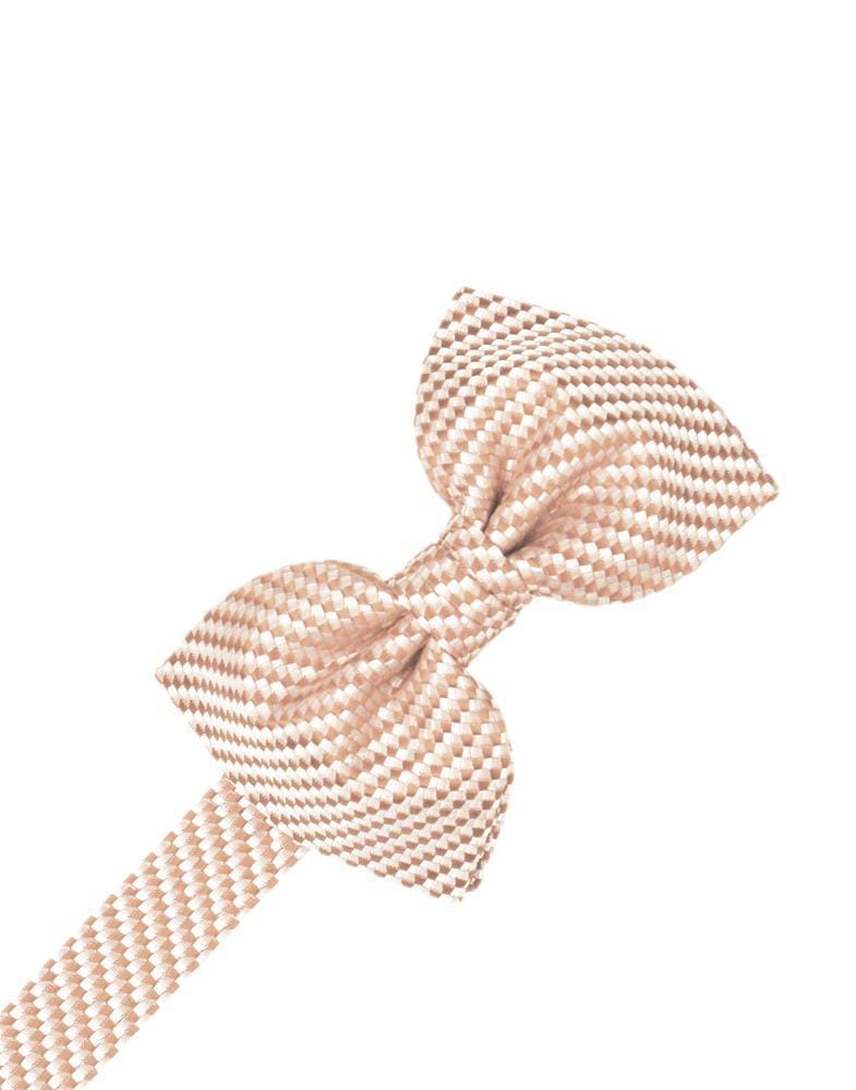 Cardi Peach Venetian Bow Tie