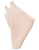 Cardi Peach Venetian Pocket Square