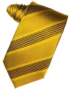 Cardi Gold Venetian Stripe Necktie