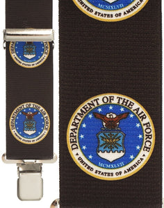 Cardi "Air Force Armed Forces" Suspenders
