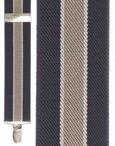 Cardi "Blue Bostonian Stripe" Suspenders
