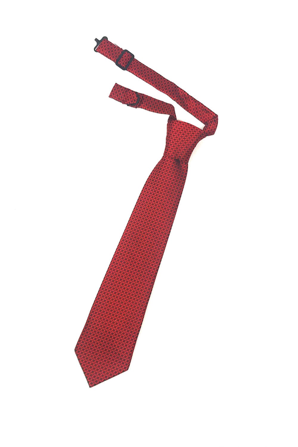 Cardi Pre-Tied Red Regal Kids Necktie