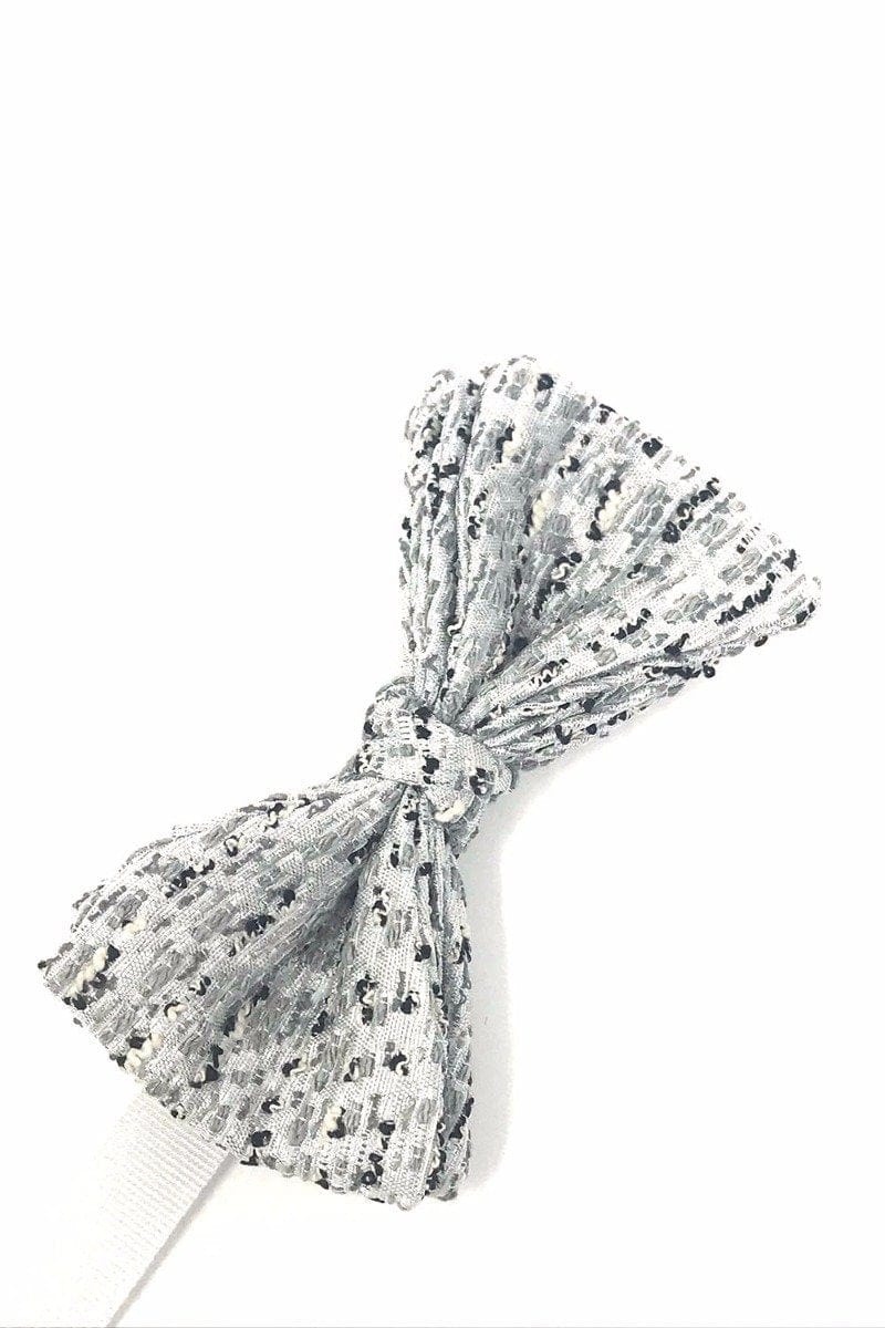 Cardi Silver Laurent Bow Tie