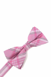 Cardi Pre-Tied Pink Madison Plaid Bow Tie