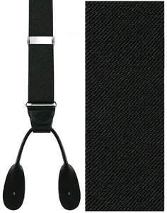 Cardi "Charles XL" Black Suspenders
