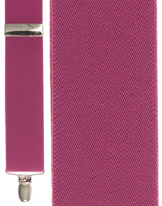 Cardi "Dark Pink Bostonian" Suspenders