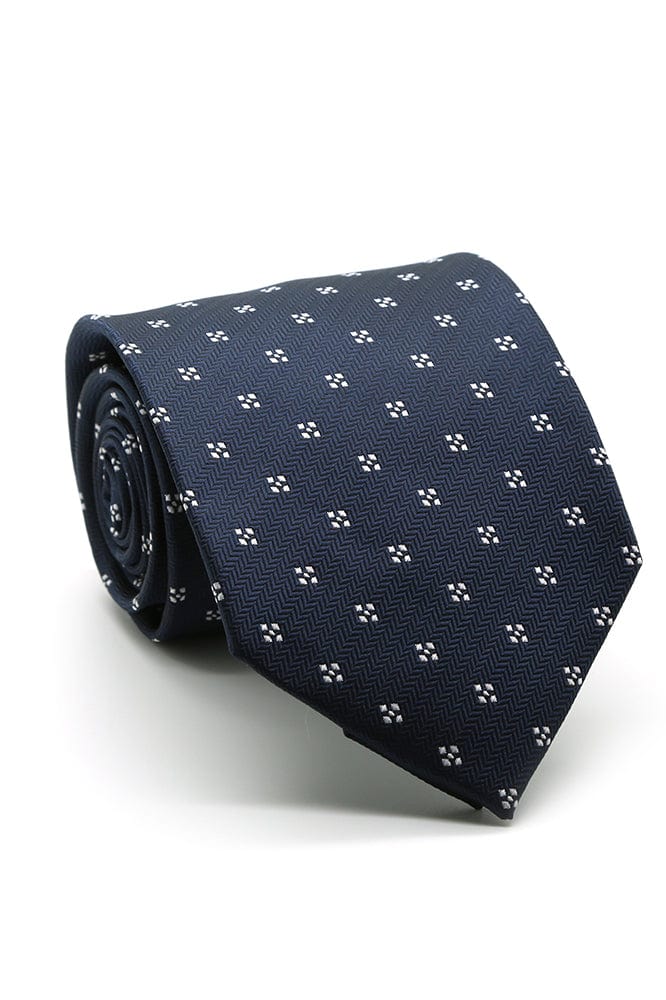 Ferrecci Navy and White Corona Necktie