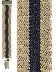 Cardi "Khaki Navy Khaki Winston" Suspenders