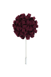Ferrecci "Manzu" Burgundy Lapel Flower