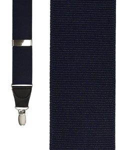 Cardi "Navy Grosgraine Ribbon" Suspenders
