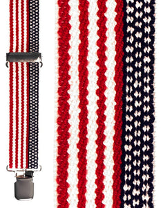 Cardi "Patriotic USA Terry Stripe" Suspenders