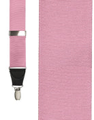 Cardi "Pink Grosgraine Ribbon" Suspenders
