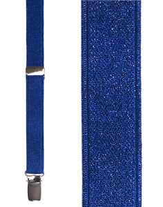 Cardi "Royal Blue Broadway Glitter" Suspenders