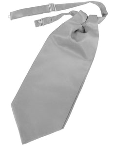 Cardi Silver Luxury Satin Cravat