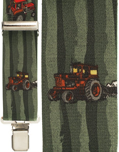 Cardi "Tractor Green Fields XL" Suspenders
