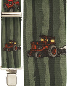 Cardi "Tractor Green Fields" Suspenders